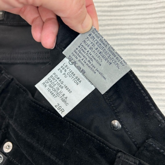 AG Adriano Goldschmied Velvet The Legging Super Skinny Fit Jeans - Picture 14 of 16